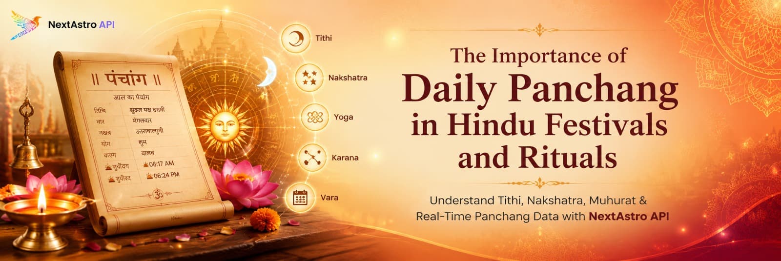 The Importance of Daily Panchang in Hindu Festivals and Rituals